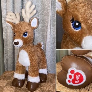 Build A Bear Plush Reindeer Christmas Sleigh Prancer Vixen Comet Donner Dasher